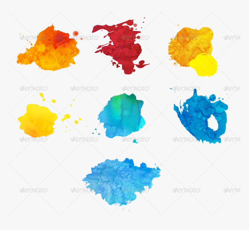 Brushed Watercolor Textured Pre/01 Brushed Watercolor - Illustration, HD Png Download