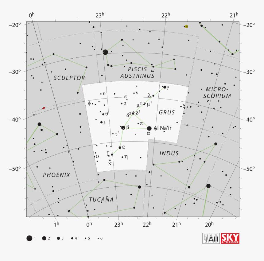Grus Constellation, HD Png Download