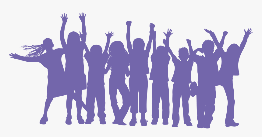Silhouette Young People Png, Transparent Png