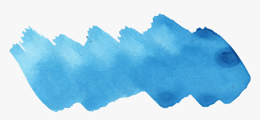 Blue Watercolor Png - Blue Watercolor Stain Png, Transparent Png