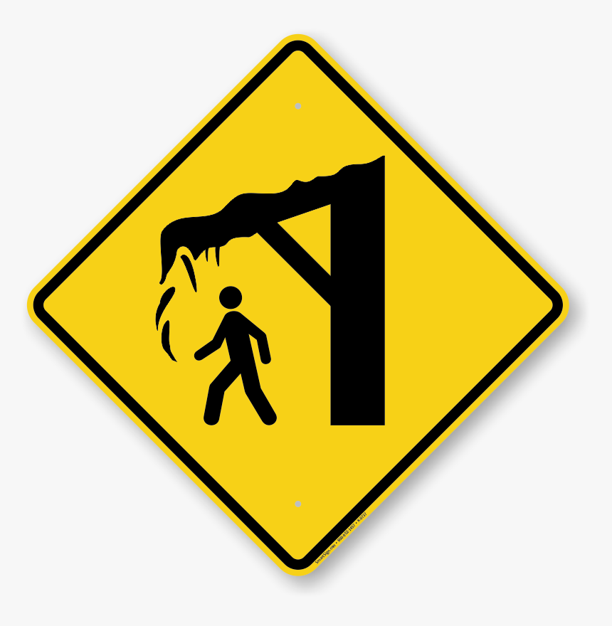 Side Road On Left Sign, HD Png Download