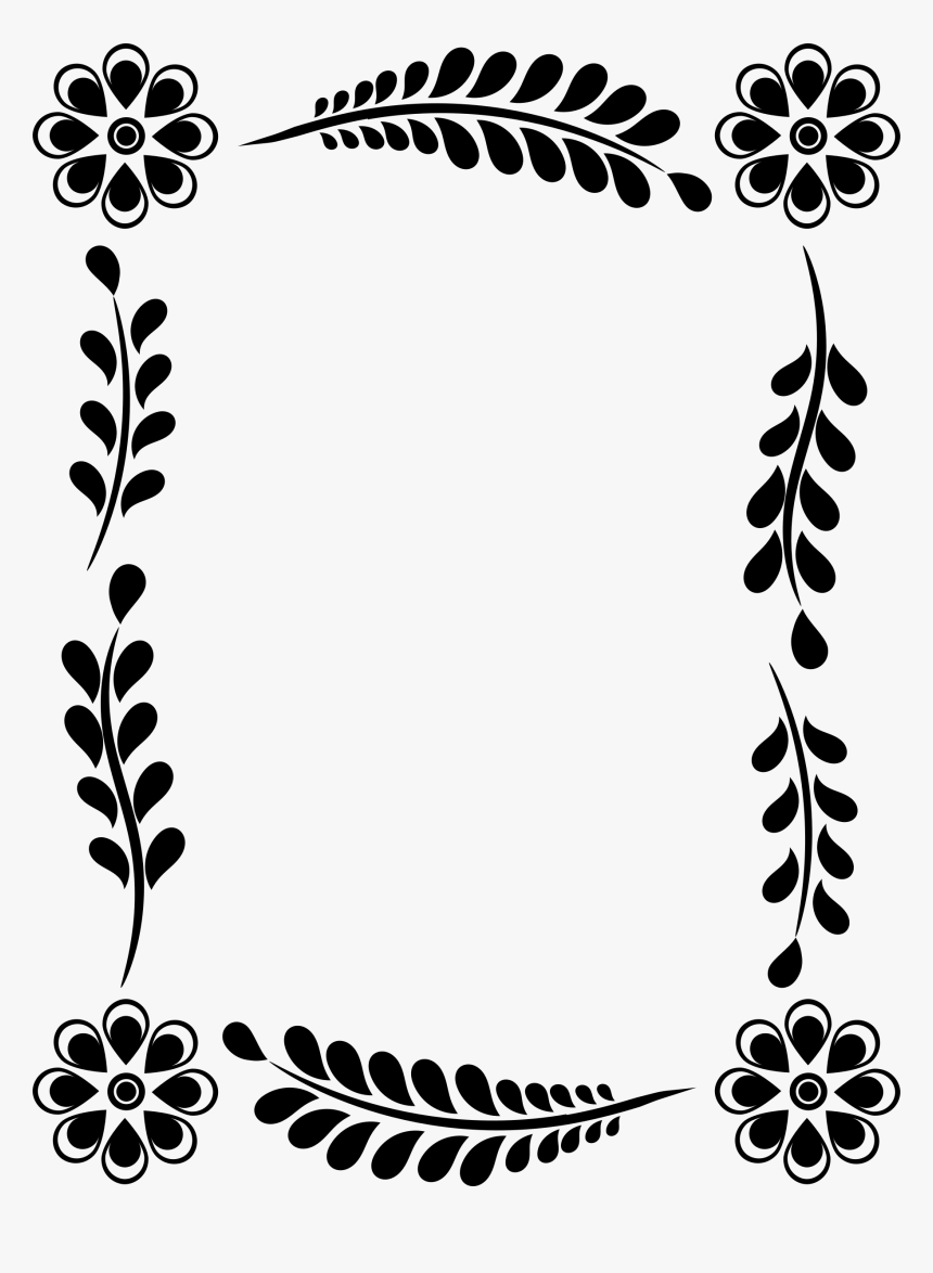 Floral Frame 19 Clip Arts - Portable Network Graphics, HD Png Download