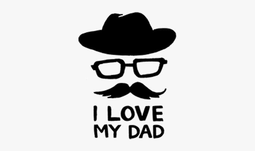 Love My Dad Father S Day Word Art In Png Format - My Dad Word Art, Transparent Png