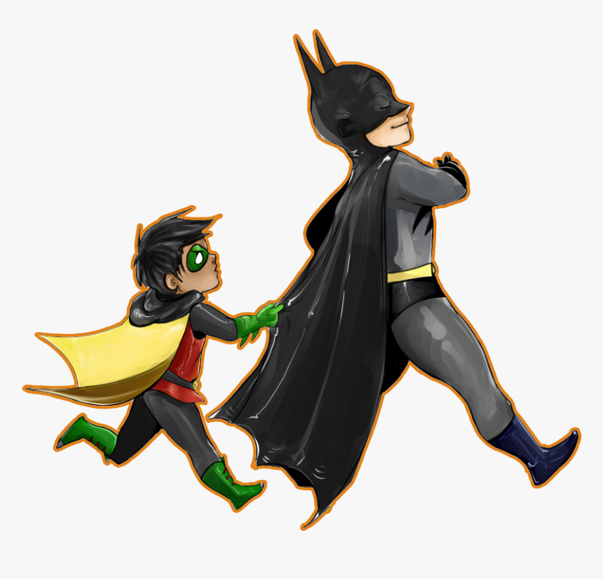 Batman And Robin Transparent Png - Batman And Robin Transparent, Png Download