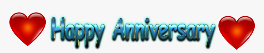 Happy Anniversary Love Name Heart Design Png - Heart, Transparent Png