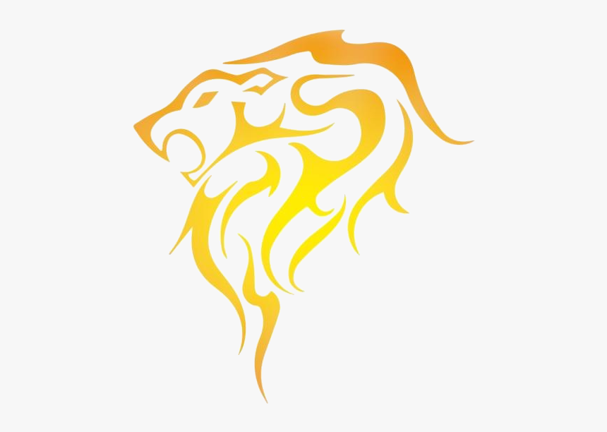 Tribal Panther Png Image Clipart - Stencil Design Of Lion, Transparent Png