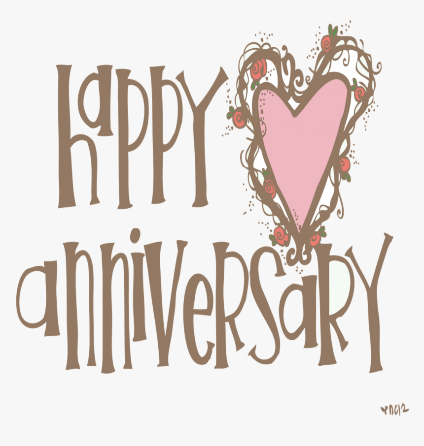 Beautiful Free Clip Art - Happy Anniversary Clip Art, HD Png Download