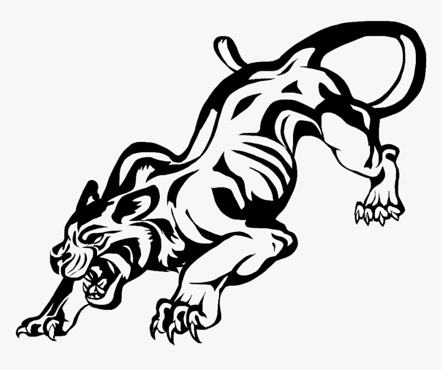 Panther Png Free Download - Black Panther Tribal Tattoo, Transparent Png