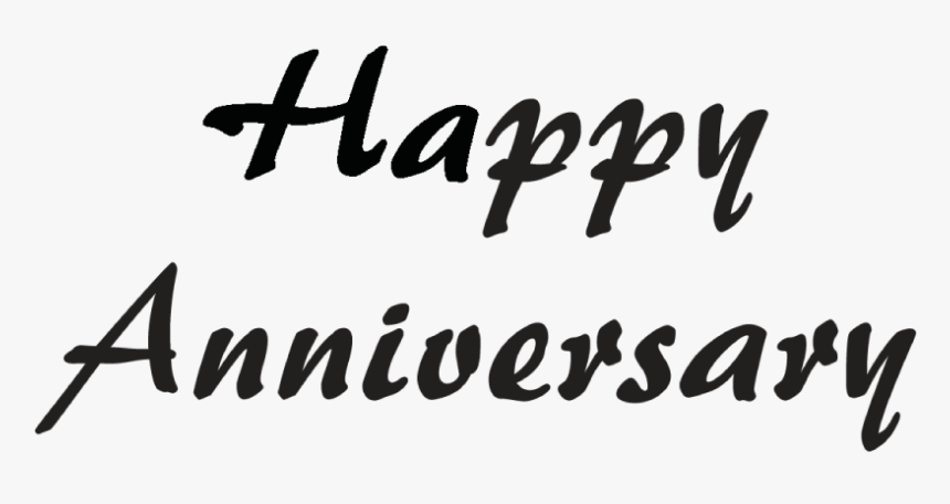 Happy Anniversary Rubber Stamp 
 Title Happy Anniversary - Happy, HD Png Download