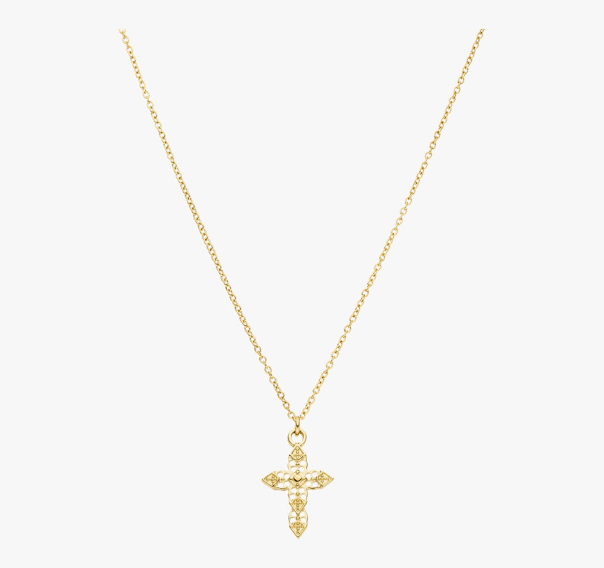 Gold Dainty Necklace Star Moon, HD Png Download