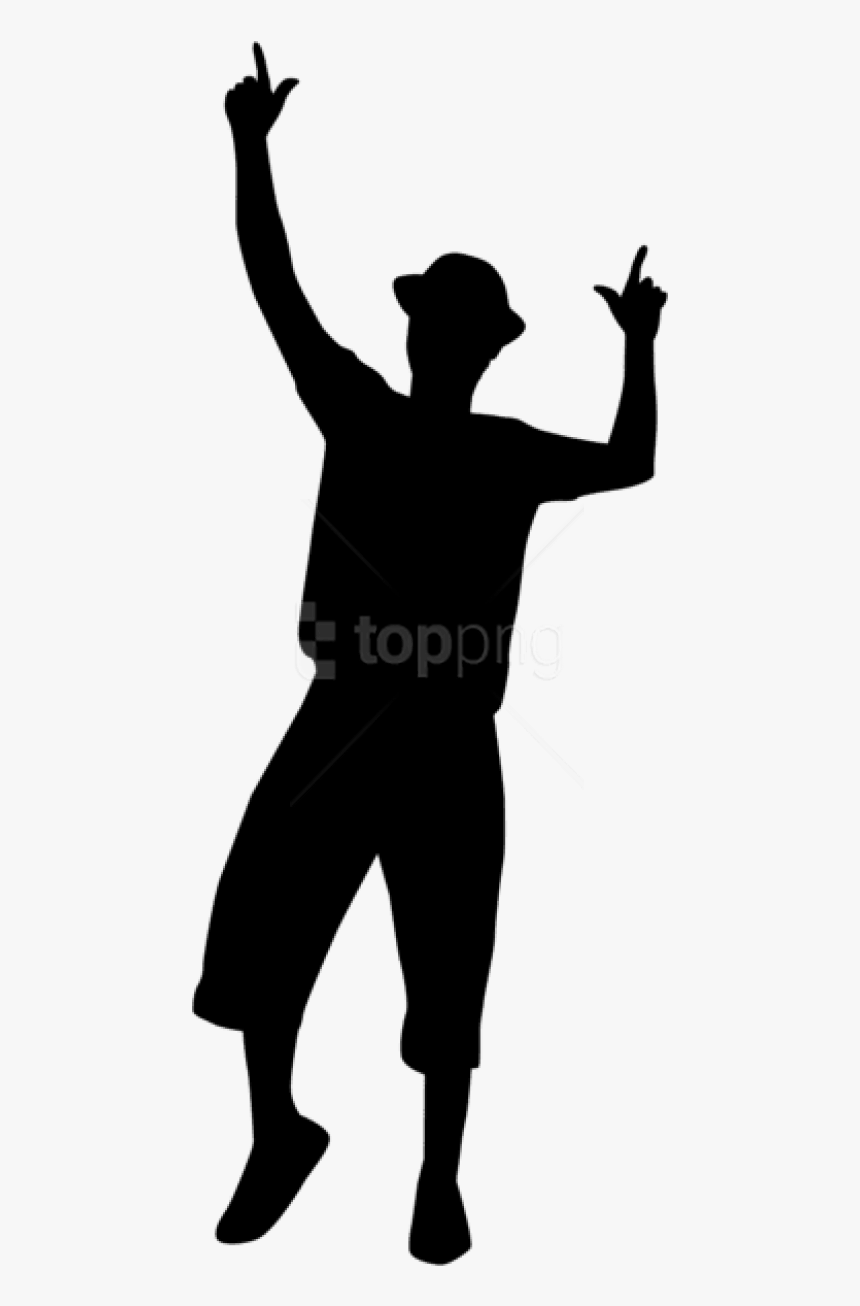Dancing Silhouette Png - Guy Dancing Clip Art, Transparent Png