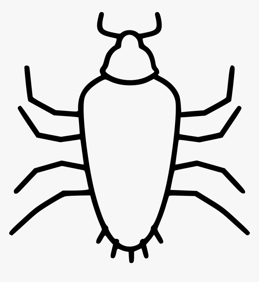 Cockroach - รูป แมลงสาบ ขาว ดำ, HD Png Download