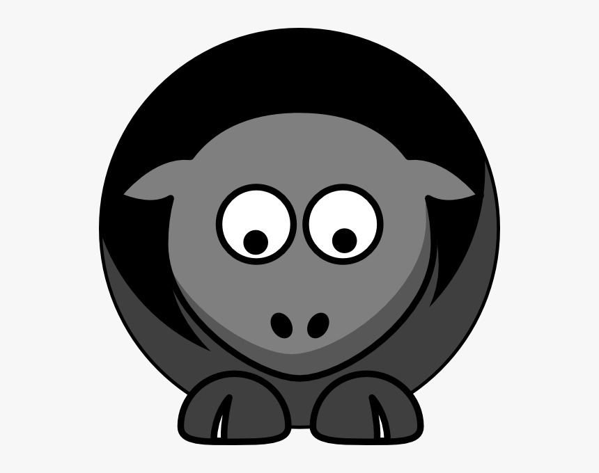 Sheep Black Grey Sad Svg Clip Arts - College Football, HD Png Download