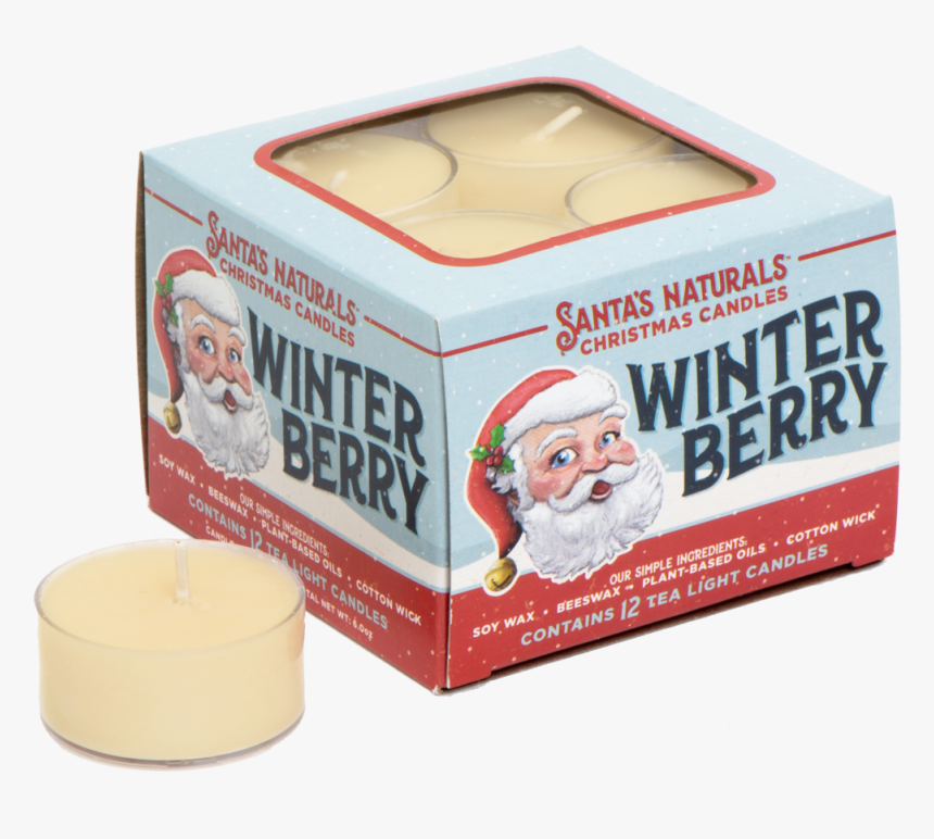 Winter Berry Tea Light Christmas Candles, HD Png Download