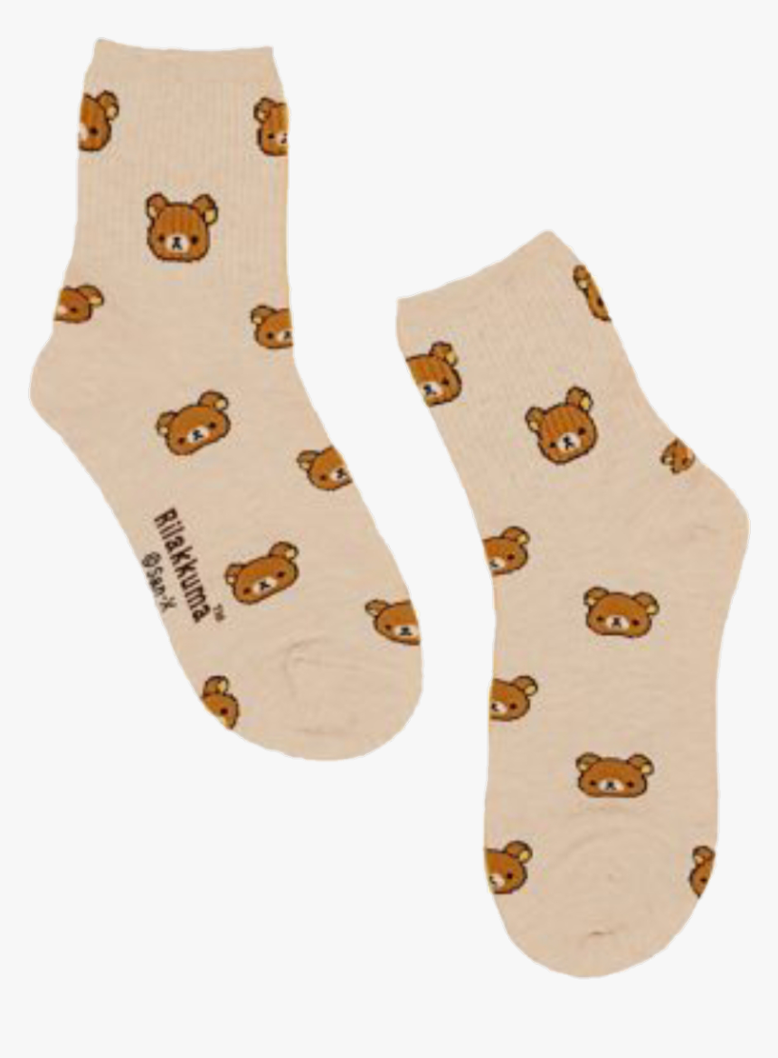 #rilakkuma #kawaii #aesthetic #socks #png - Transparent Beige Aesthetic Png, Png Download