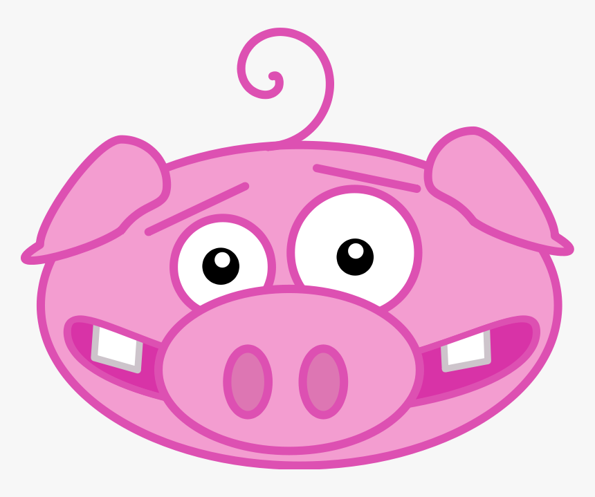 Pig Face Png - Funny Pig Face Clipart, Transparent Png
