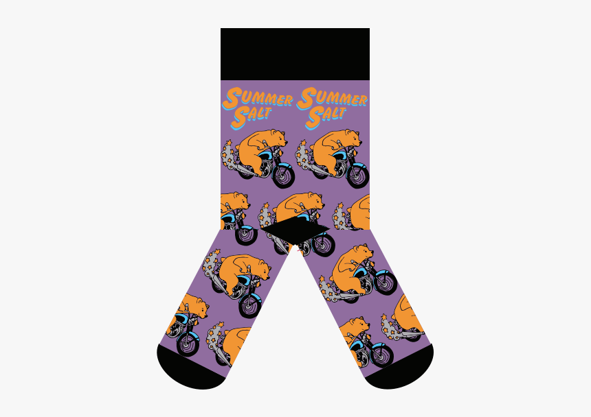 Happy Camper Socks - Cartoon, HD Png Download