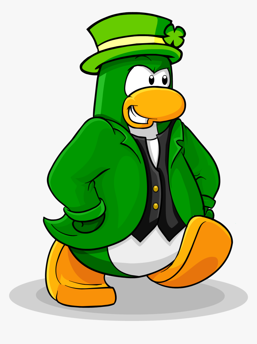 Leprechaun Png - Leprechaun - Club Green Penguin Png, Transparent Png