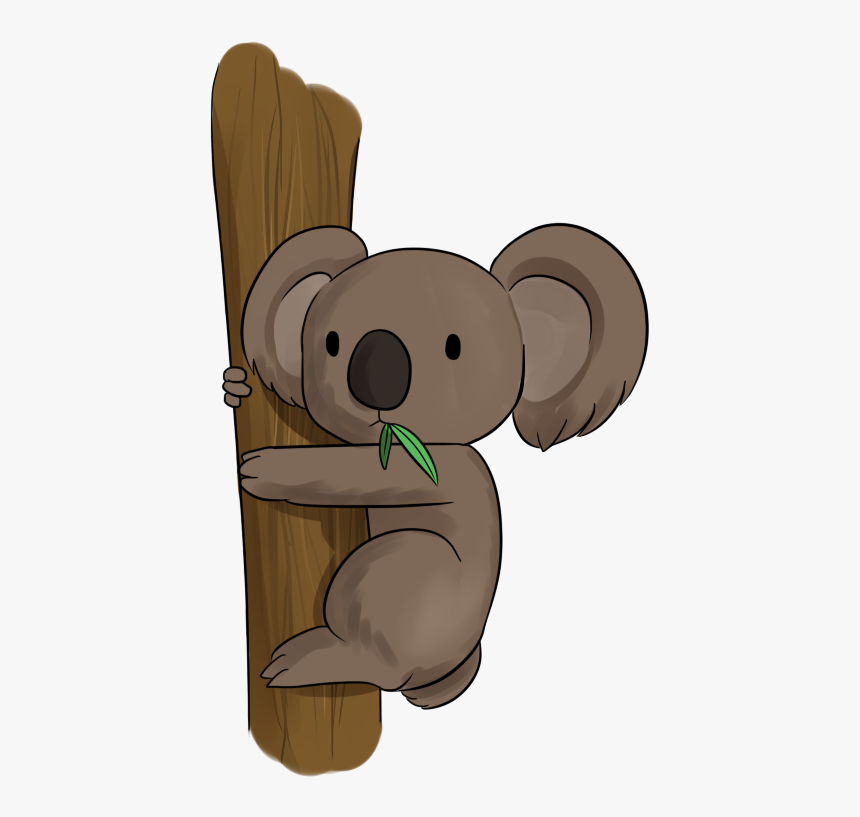 Koala Tree Png - Australian Animal Art Clip Art, Transparent Png