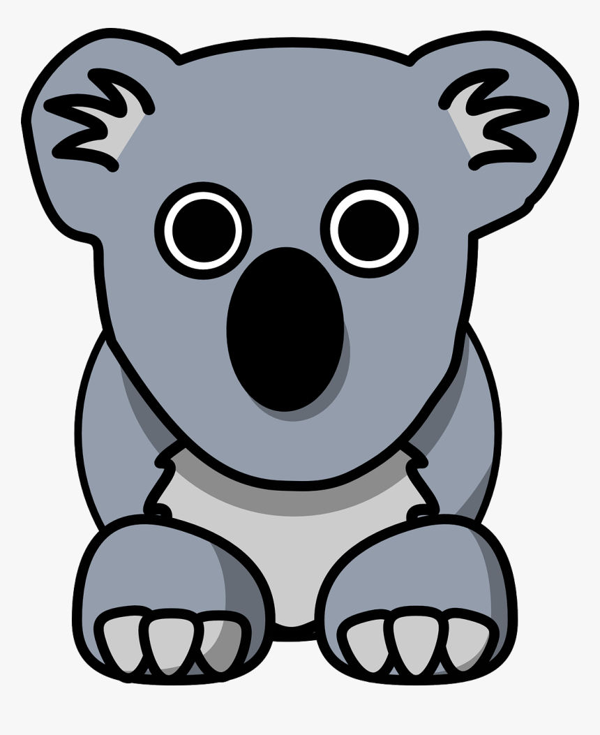 Cartoon Koala Clip Art, HD Png Download