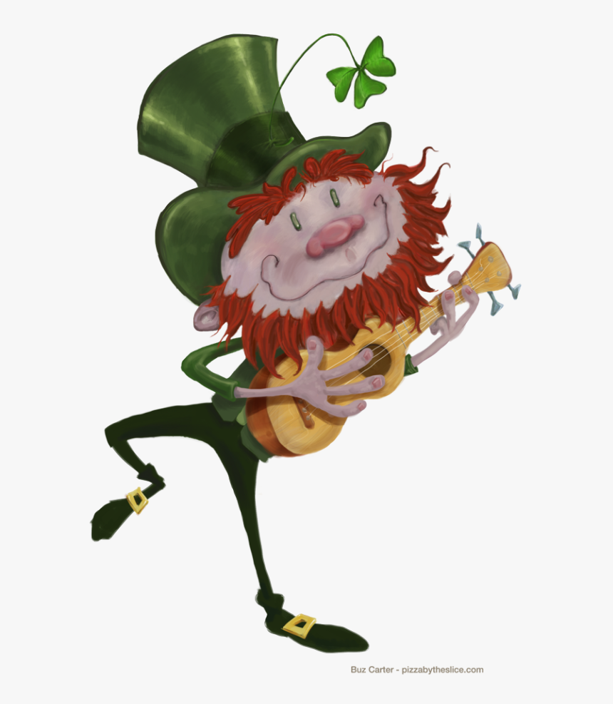 Dancing Leprechaun With Ukulele Transparent - Leprechauns With No Background, HD Png Download
