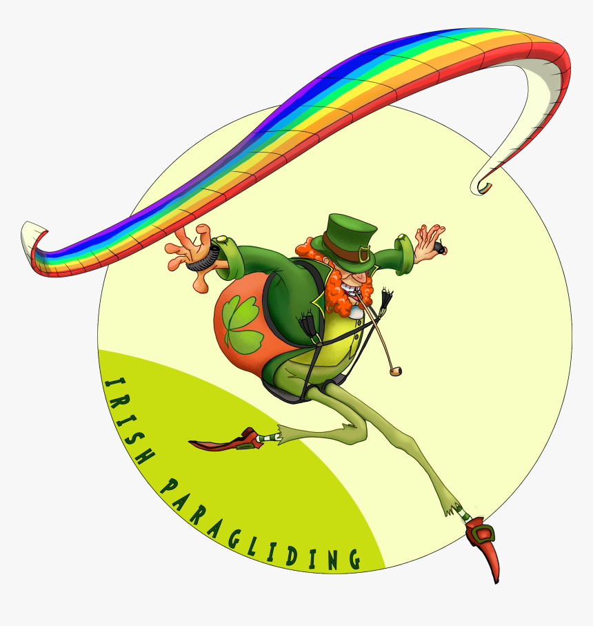 Transparent Paragliding Png - Leprechaun Paragliding, Png Download