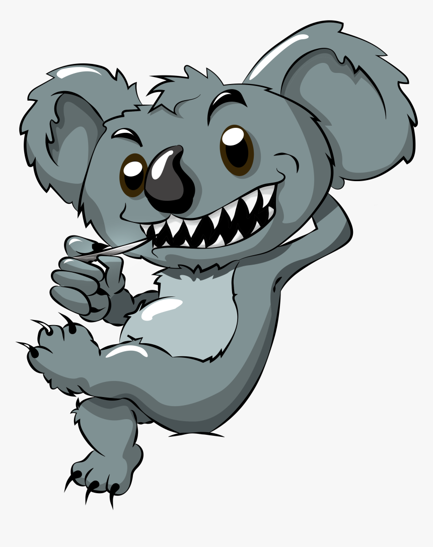 Transparent Koala Png - Cartoon, Png Download