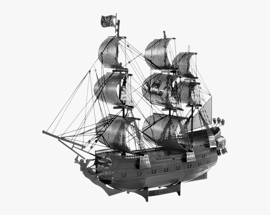 Picture Of Iconx Black Pearl - Metal Earth Iconx Black Pearl, HD Png Download