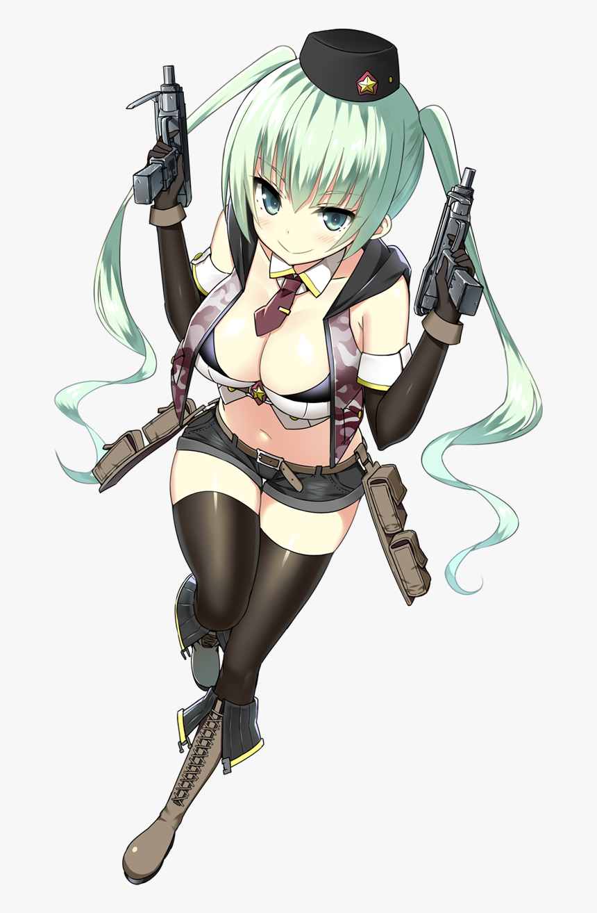 Girls Frontline Wikia - Micro Uzi Girls Frontline, HD Png Download