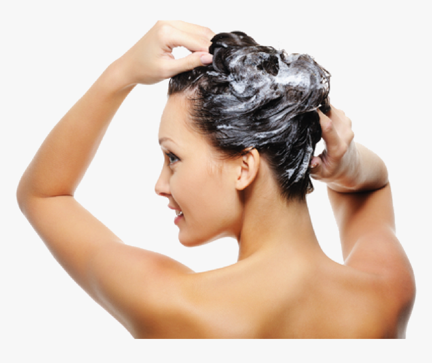 Hair Care Png Image Background - Woman Washing Hair Png, Transparent Png