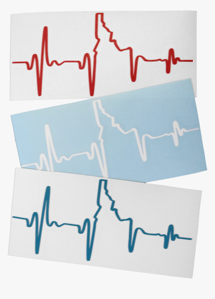 Gun Heartbeat Decal, HD Png Download