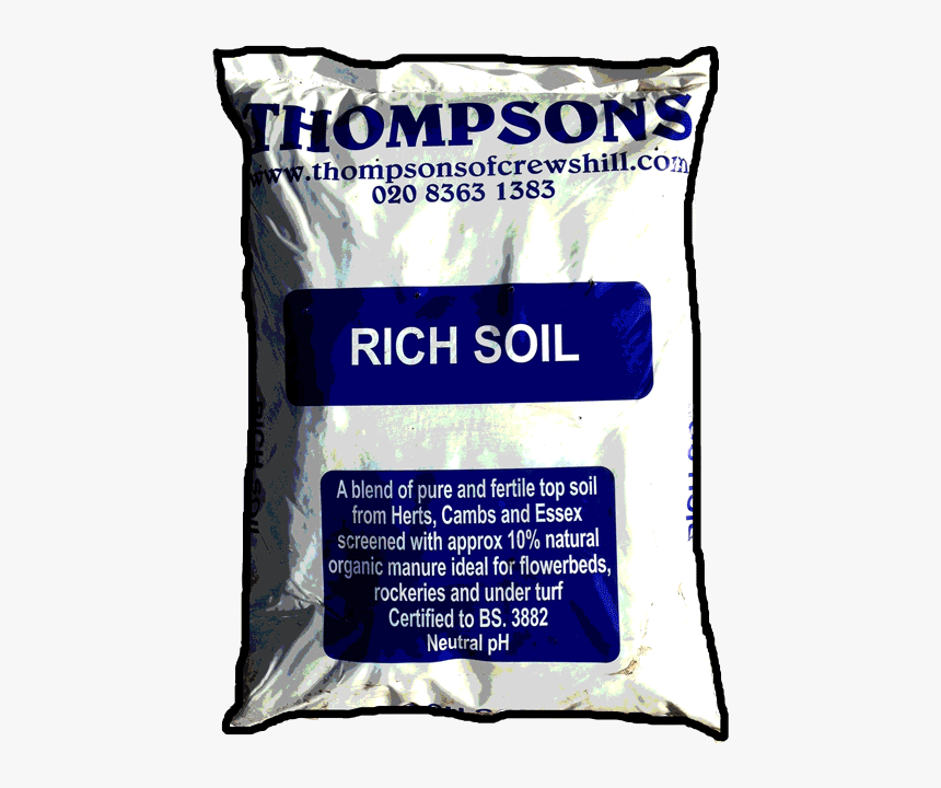 Soils, Root Zone, Sterilied Loam And Lawn Dressing - Bag Of Soil Png, Transparent Png