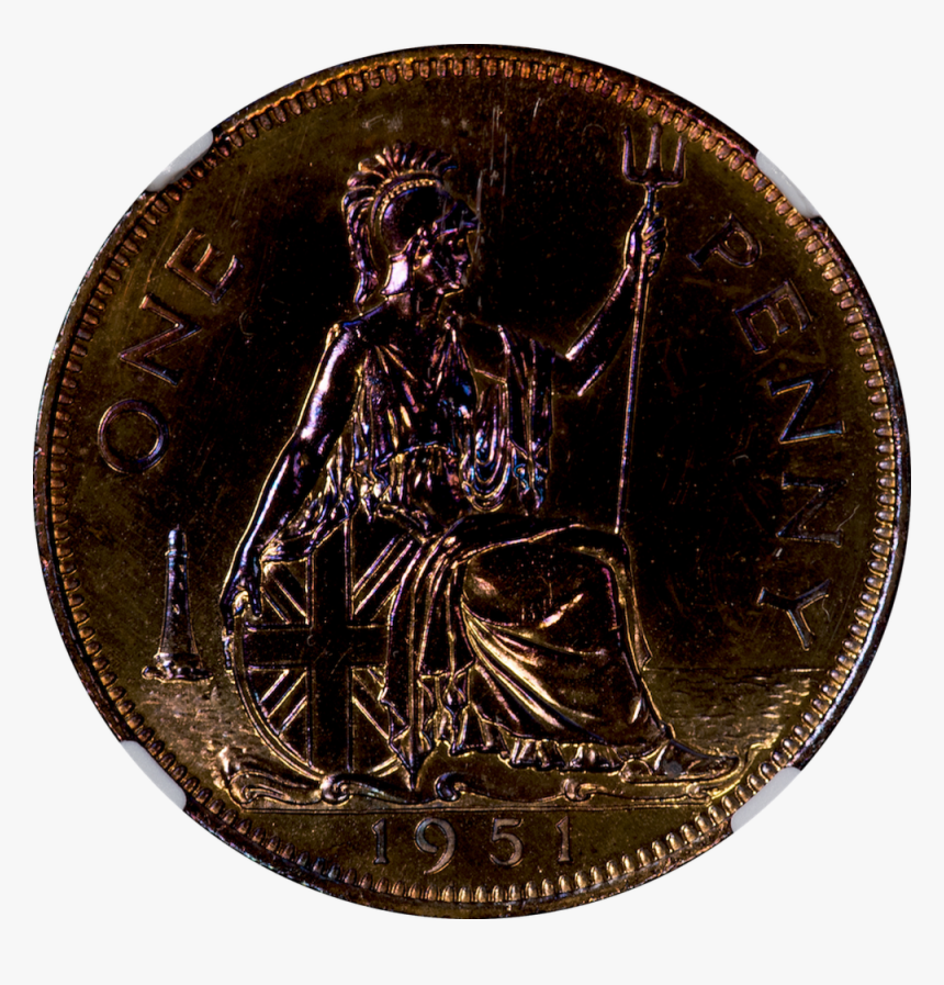 1951 One Penny Ngc Pf64rb, HD Png Download