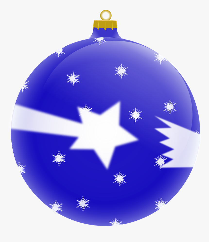 Ball, Tree, Christmas, Star, Comet - Christmas Ornament Vector Png, Transparent Png