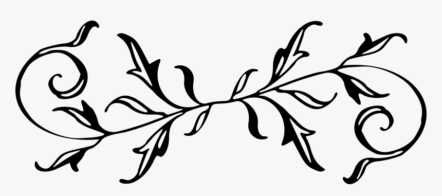 Decorative Divider 166 Icons Png - Flower Decorative Divider Png, Transparent Png