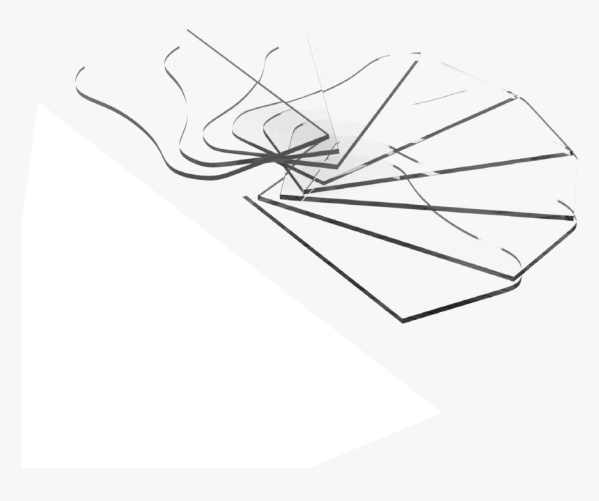 Hercules Tuff Clear Acrylic Replacement Dividers - Sketch, HD Png Download