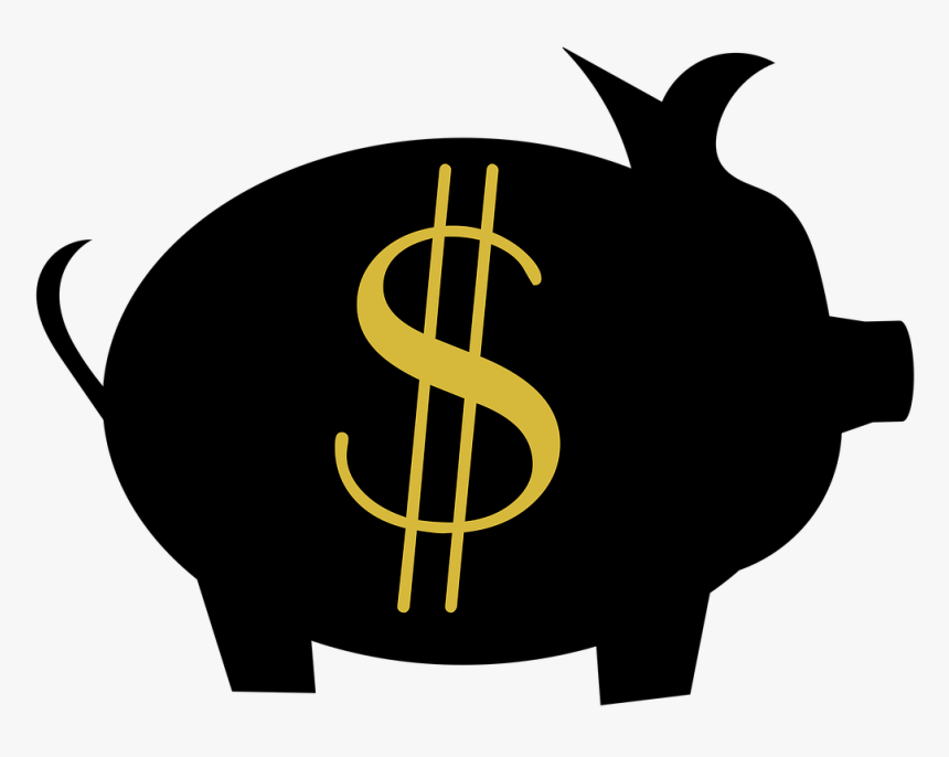 Porco Símbolo Do Dinheiro, HD Png Download