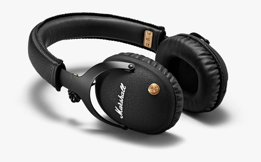 Monitor Bluetooth Black 
 Data Srcset Https - Marshall Monitor Wireless Bluetooth Headphones, HD Png Download