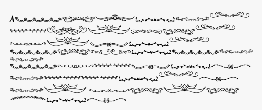Dividers Dingbat Font, HD Png Download