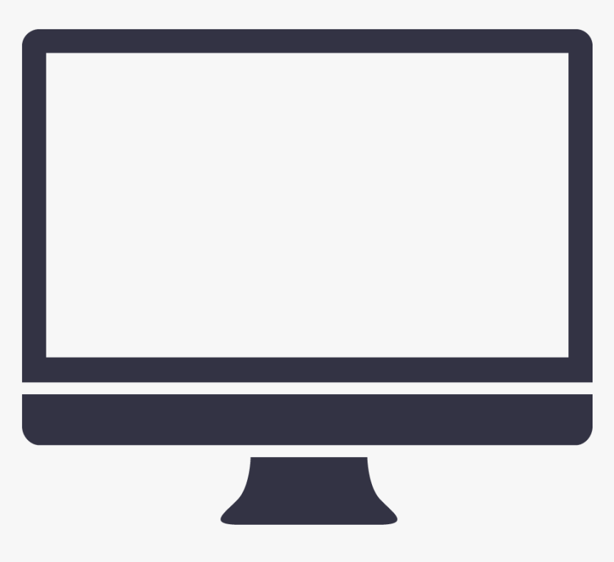Svg Black And White Display Clipart Computer Screen Mac Clip Art, HD