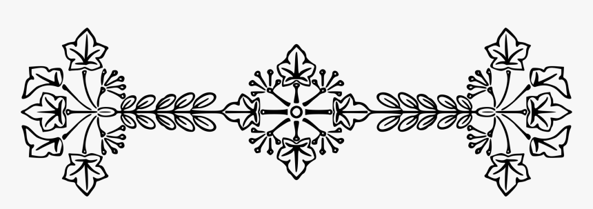 Line Art,plant,leaf - Partition Design Line Art, HD Png Download