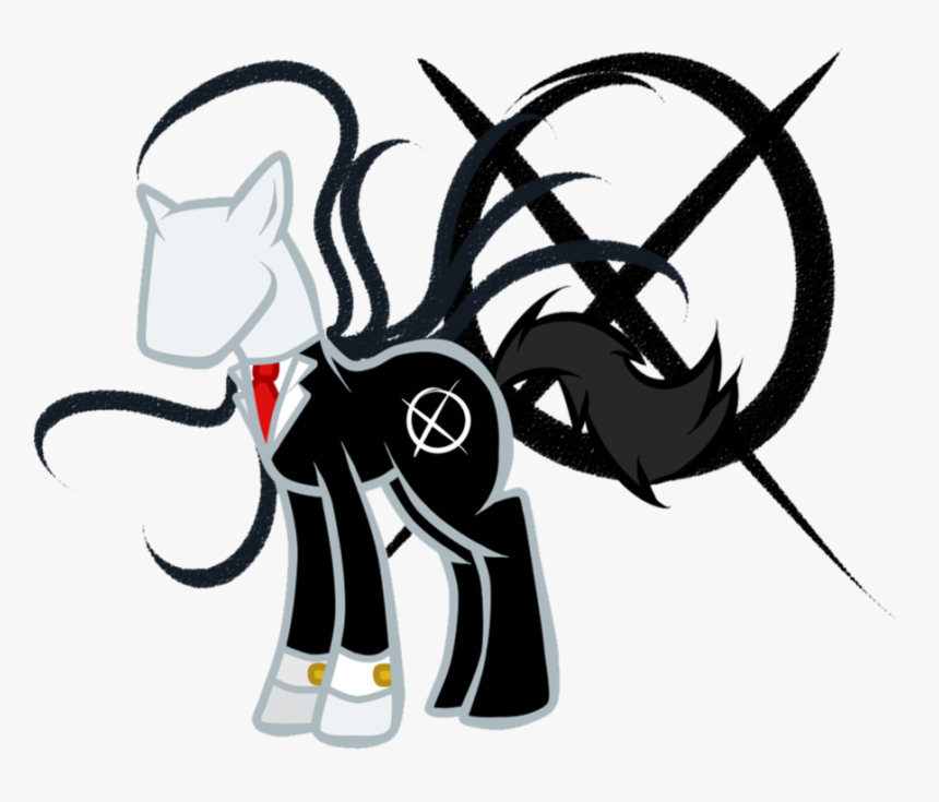 My Little Pony Slender Man Xd - Mlp Slender Man, HD Png Download