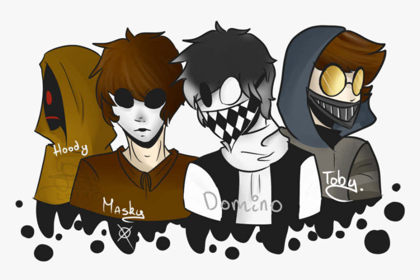 Domino, Proxy, And Hoodie Image - Slender Proxies, HD Png Download