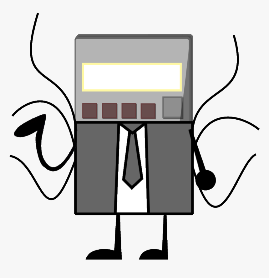 Calculator As A Slenderman Vector, HD Png Download
