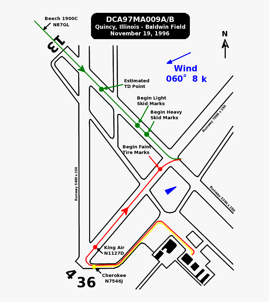 Great Lakes Air Flight 5925 Diagram - United Express 5925, HD Png Download