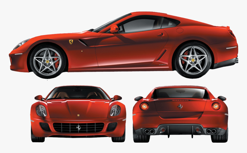 Ferrari - Ferrari 599 Gtb Side, HD Png Download