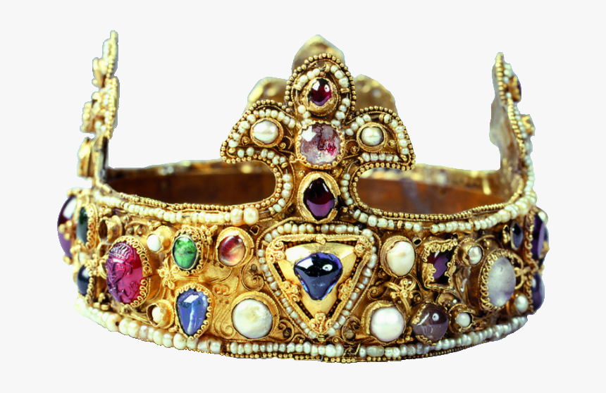 #crown #goldcrown #gemstones #gemstone #king #kingscrown - Oldest Crowns, HD Png Download