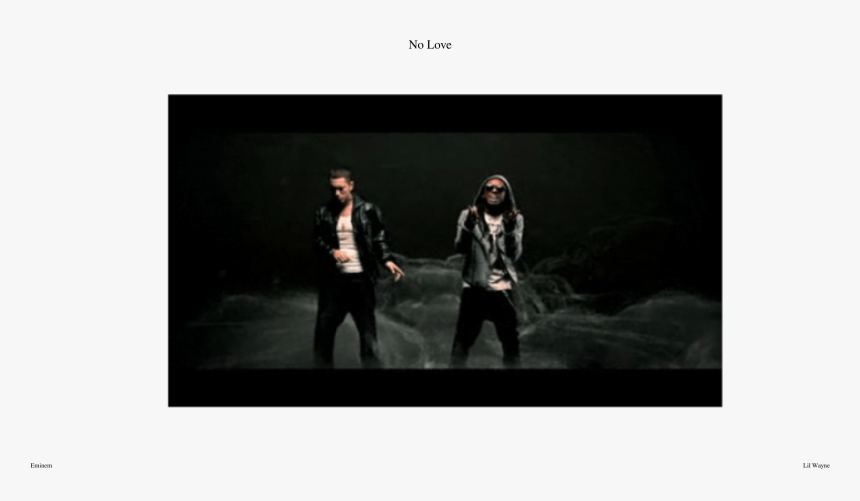 Eminem Lil Wayne No Love, HD Png Download