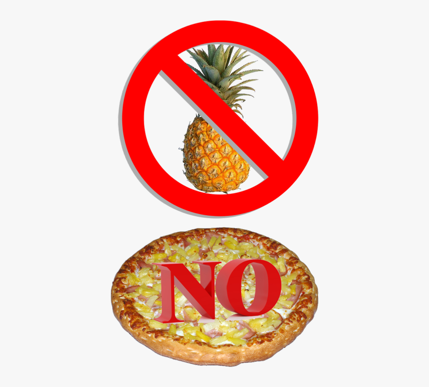 Pizza Pineapple Png Transparent Hawaiian - No Ananas On Pizza, Png Download