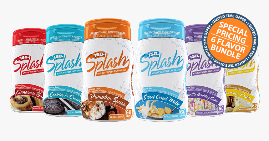 Milk Splash Flavors - Convenience Food, HD Png Download